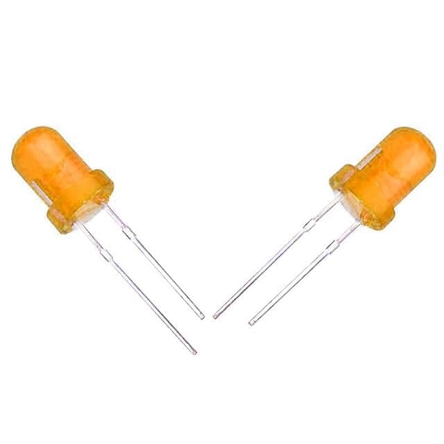 Halmet Mantar Led 4.8mm Turuncu