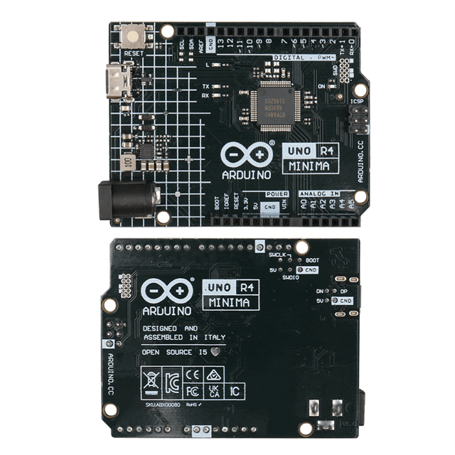 Arduino Uno R4 Minima Renesas RA4M1 (32-Bit USB-C) Geliştirme Kartı