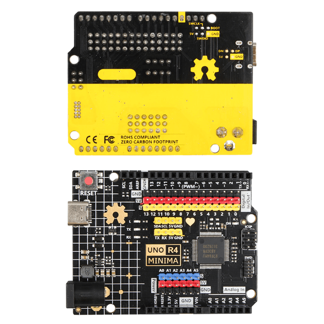 Arduino Uno R4 Minima - Gelişmiş Sensör Sürümü (USB-C)