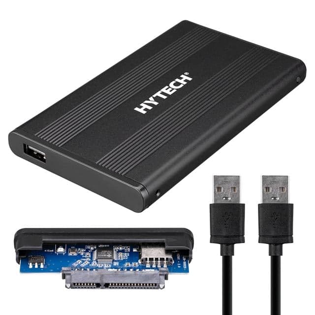 Hytech HY-HDC20 2.5" USB 2.0 SATA Harici Hard Disk Kutusu Siyah