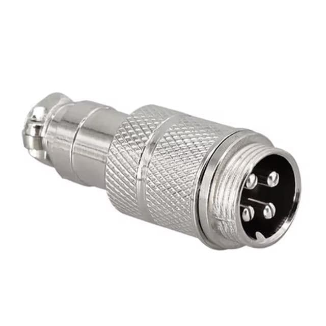 Mayk GX16-4 Pinli Metal Erkek Konnektör (M16 - 16mm)