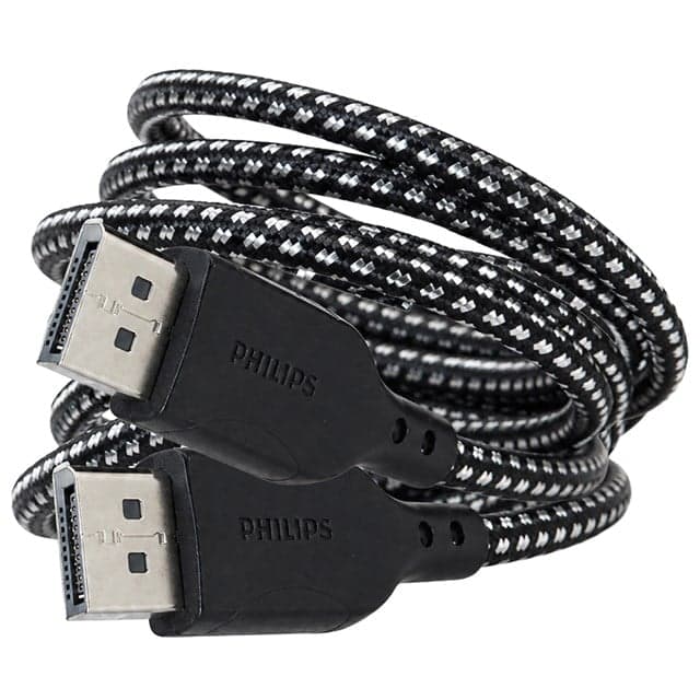 Philips SWR3139B/93 1.5 Metre 8K 60Hz DisplayPort 1.4 Kablo Örgülü Zırhlı