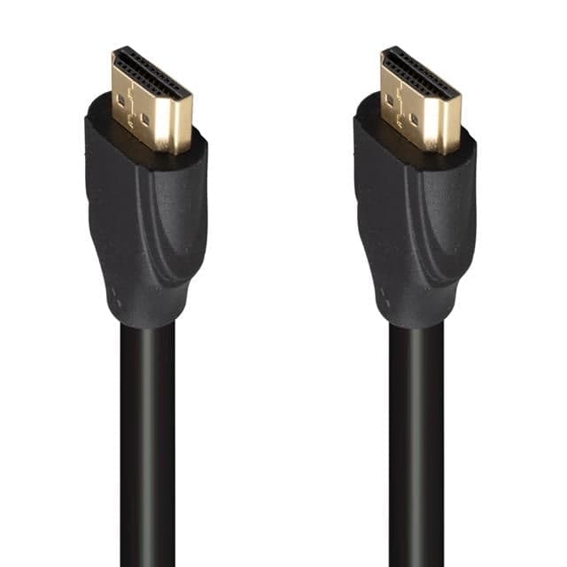 Fully G-507K Plastik Düz Siyah 25 Metre Gold Poşetli Hdmi Kablo