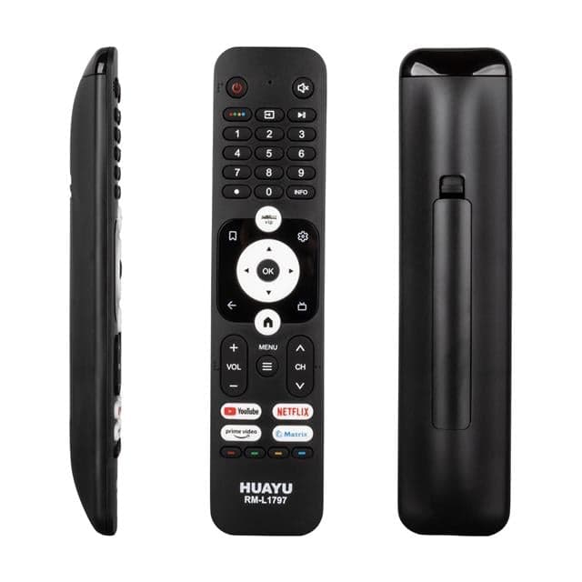 Huayu RM-L1797 Haier YouTube-Netflix-Prime Video Tuşlu LCD-LED TV Kumanda