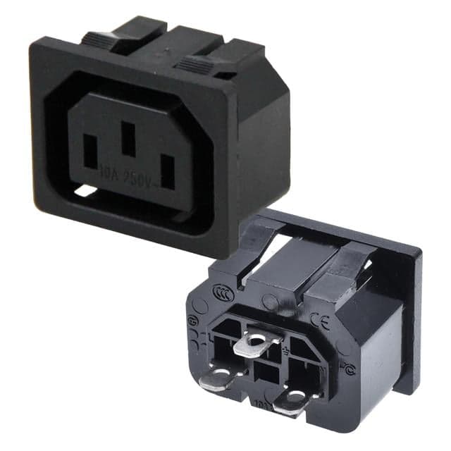 IC-212D C15 Power Soket Dişi Kulaksız AS-04F