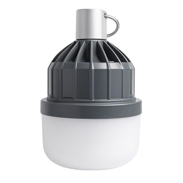 Ledx LN-616 80 Watt TYPE-C Şarjlı Taşınabilir Asma Kancalı Kamp Çadır Lambası 6500K 1200mAh 3 Modlu ABS Malzeme