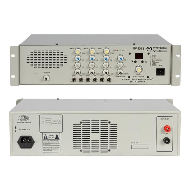 Magicvoice MV-400EF 400 Watt 3 Mikrofon Girişli Trafosuz Anfi