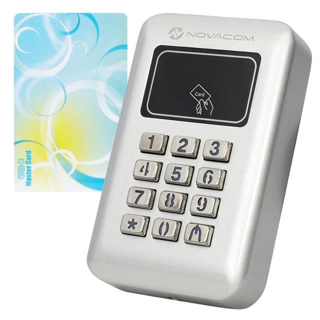 Novacom NC-MS03WP RFID - Şifrematik Kart Okuyucu Otomatik Kapı Kilit Sistemi (Pin - Proximity)
