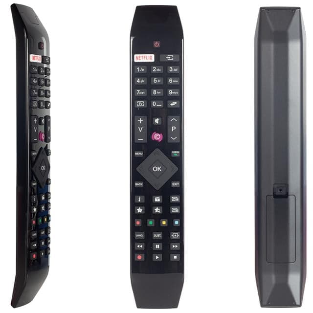 Vestel Netflix Mor Tuşlu Yeni Üstü Camlı Model Led Tv Kumanda