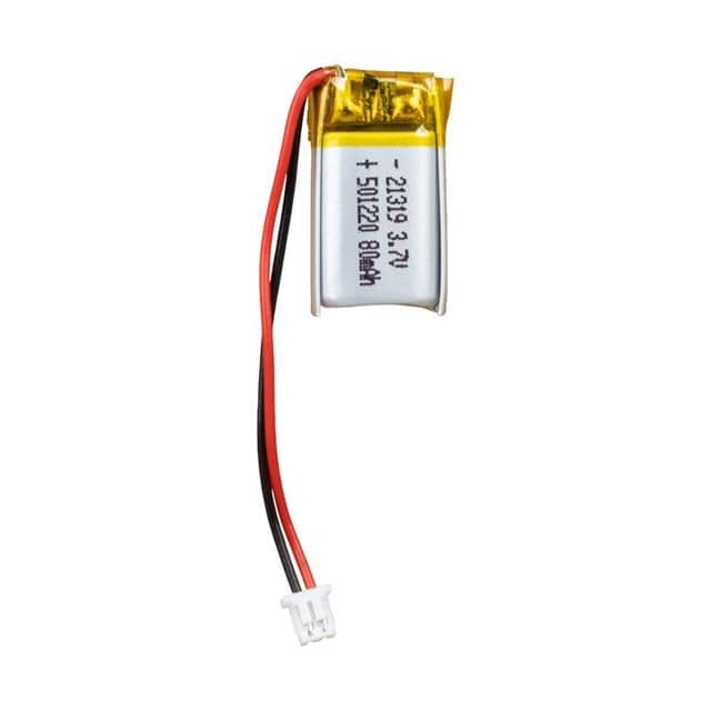 PowerMaster 501220 3.7 Volt 80 Mah Lityum Polimer Pil