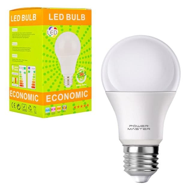 PowerMaster E27 9 Watt 6500K Beyaz LED Ampul Enerji Tasarruflu