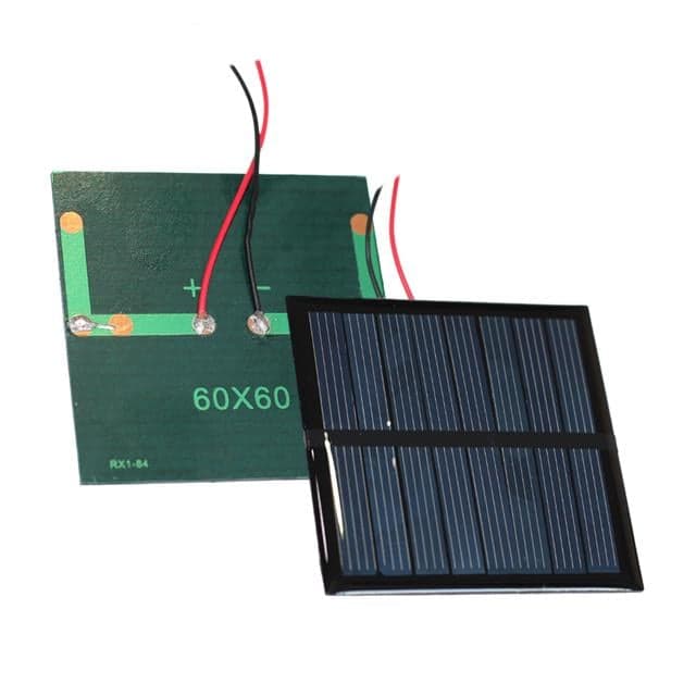 PowerMaster GP-18279 Öğrenciler İçin 4.2 Volt - 0.6 Watt 60x60mm Solar Güneş Paneli