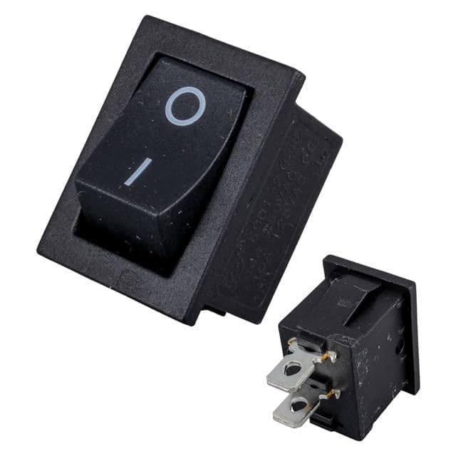 IC-124 Mini Işıksız Yaylı 2P On-Off Anahtar