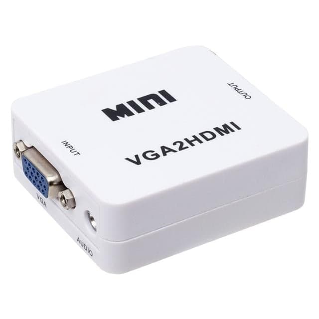 Powermaster PM-18698 VGA To HDMI Ses Girişli Mini Model Dönüştürücü