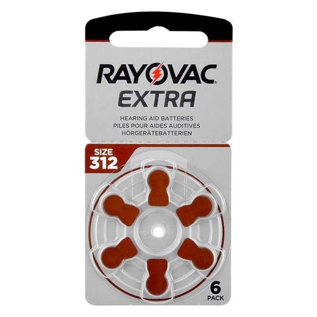 Rayovac 312 Numara Kulaklık Pili 6'lı Paket
