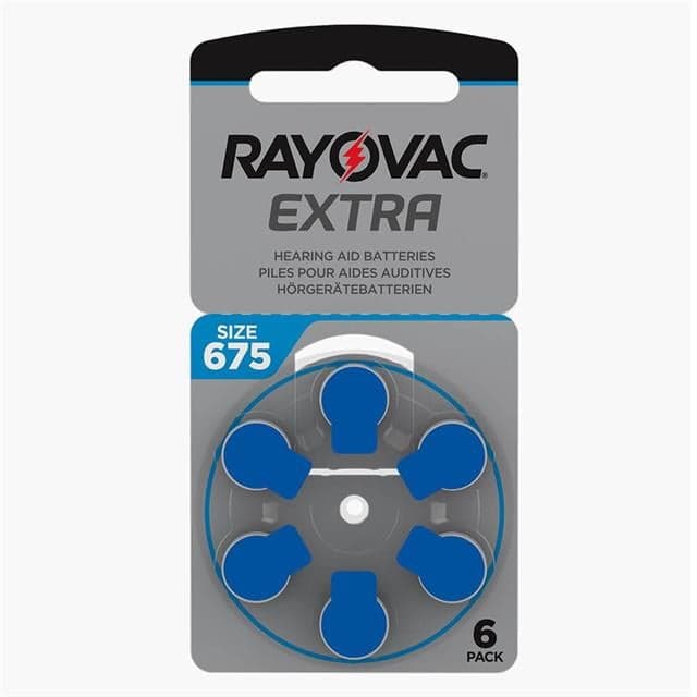 Rayovac 675 Numara Kulaklık Pili 6'lı Paket