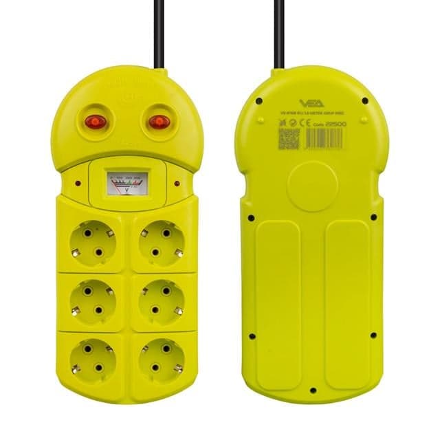 Vea VE-970B 6'Lı 1.5 Metre Grup Priz