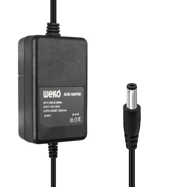 Weko 12 Volt 3 Amper 5.5*2.5 Uçlu Yerli Üretim Plastik Kasa Masaüstü Adaptör