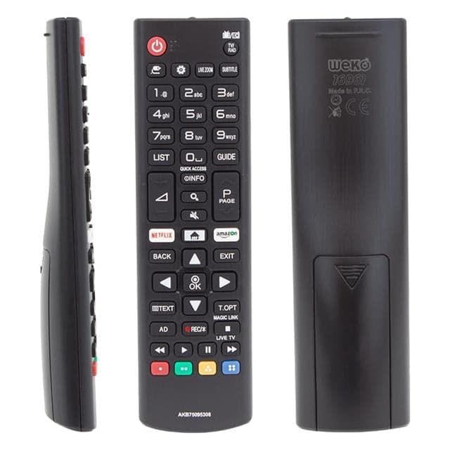 LG AKB75095308-32LJ610V-43UJ634V-49UJ6309-55UJ634V-60UJ6309-65UJ634V Netflix-Amazon Tuşlu Lcd-Led TV Kumanda