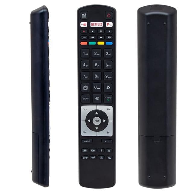 Vestel RC 5118F Black FPlay Netflix-Youtube-Play Tuşlu Lcd-Led Tv Kumanda