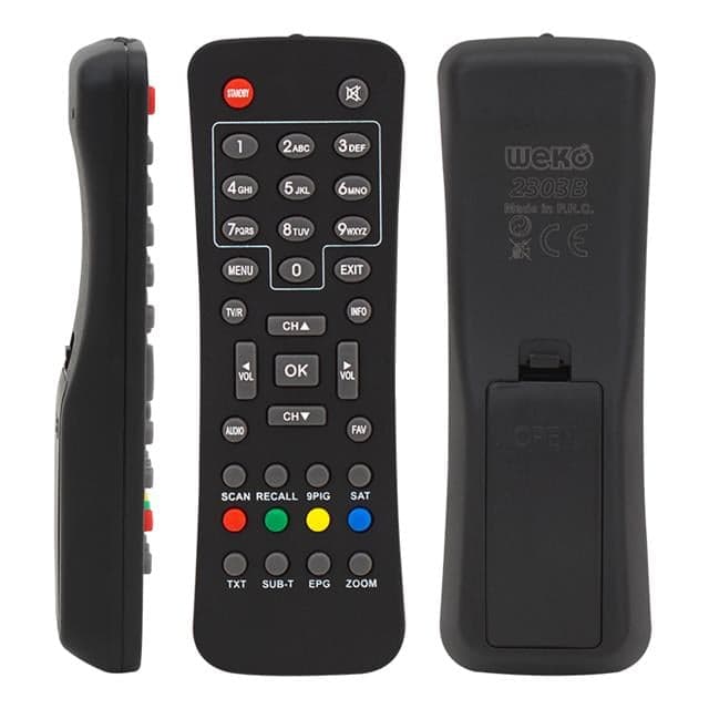 Magbox Exclusive - Kawai Mini - Digipoll - Citybox - Sunny Axen - Amstrad Mini Teletex'li Uydu Alıcı Kumandası