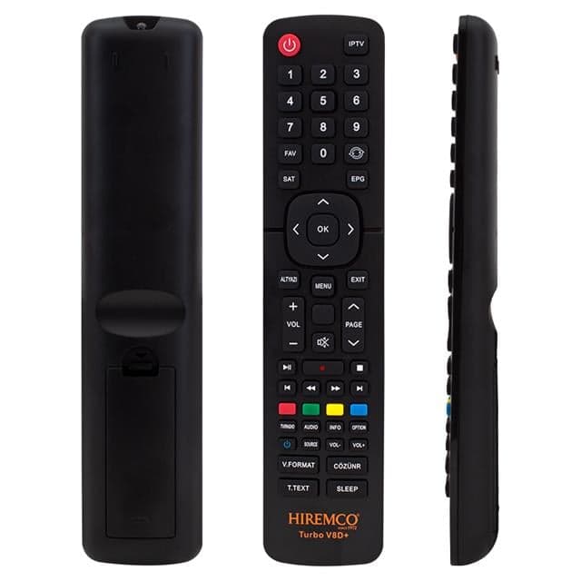 Hiremco Turbo V8D+ Uydu Alıcı Kumandası