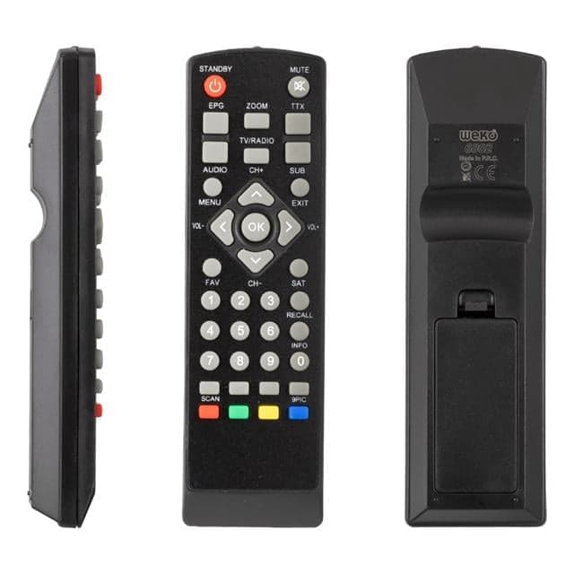 Goldmaster Mini SD - Digimaster Hector Mini Scart - Korax Mini Box - Hiremco Mini SD Wise Uydu Alıcı Kumandası
