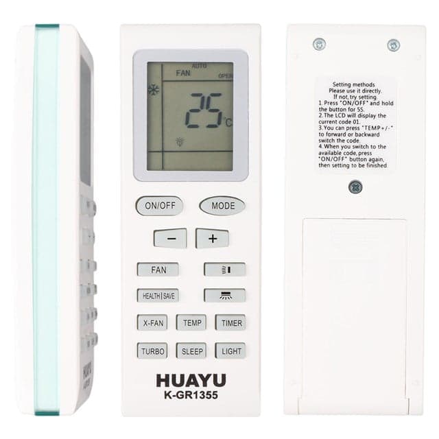 Huayu K-GR1355 Flair YB1FA Duvar Tip BTU Klima Kumandası