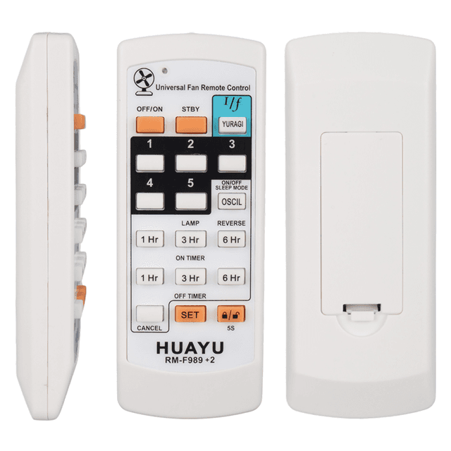 Huayu RM-F989+2 Universal Vantilatör Akıllı Kumanda