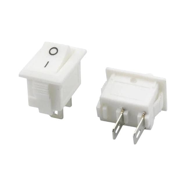 IC-120B Mini Işıksız On-Off 2P Anahtar Beyaz