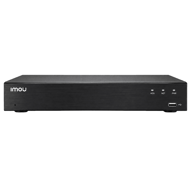 IMOU N236-16P 36 Kanal 16 PoE Girişli H.265 4K NVR Kayıt Cihazı 16TB Destekli Dahili Mikrofon Hoparlör