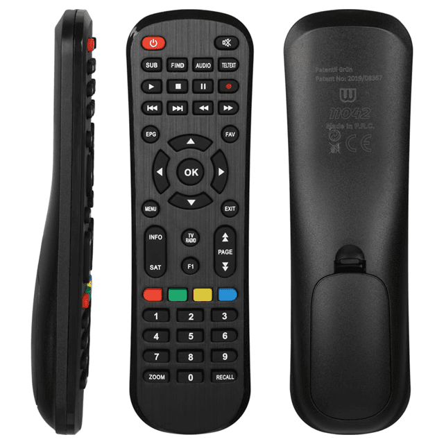 Magbox Uranüs / Rose 8030 HD / Digipol DP88 / Riosat RHD-900 / Mastertech MR-800 HD Uydu Kumandası