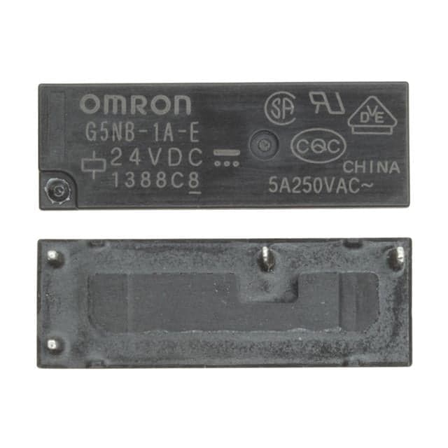 Omron G5NB-1A-E 24VDC Kart Rölesi 24 Volt 4 Pin Bacak Siyah 16X4C16