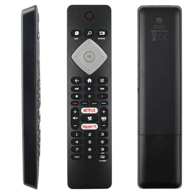 Philips 43PUS7394-50PUS66-55PUS6814-58PUS66-65PUS6754-70PUS6704-BRC0884301-01 Netflix-Rakuten Tv Tuşlu Led Tv Kumanda