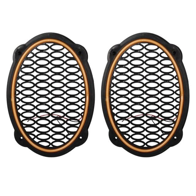 Poke PK-5052 Oval Hoparlör Kapağı Turuncu LED Sabit (2'li Paket)