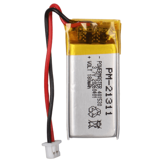 Powermaster PM-21311 3.7V 180mAh 401530 3.5mm Soketli Lityum Polimer (Li-Po) Batarya Şarj Edilebilir Pil