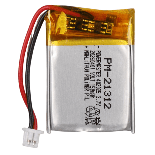 Powermaster PM-21312 3.7V 150mAh 402025 3.5mm Soketli Lityum Polimer (Li-Po) Batarya Şarj Edilebilir Pil