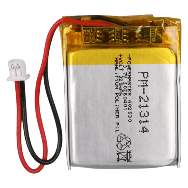 Powermaster PM-21314 3.7V 320mAh 402530 3.5mm Soketli Lityum Polimer (Li-Po) Batarya Şarj Edilebilir Pil