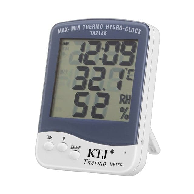 PowerMaster PM-6233 Dijital Termometre Oda Tipi Ekranlı Sıcaklık Saatli Nem Ölçer