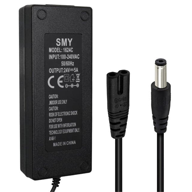 Smy 1624C 24 Volt 5 Amper 5.5 x 2.5 Uç Plastik Kasa Monitör Adaptörü