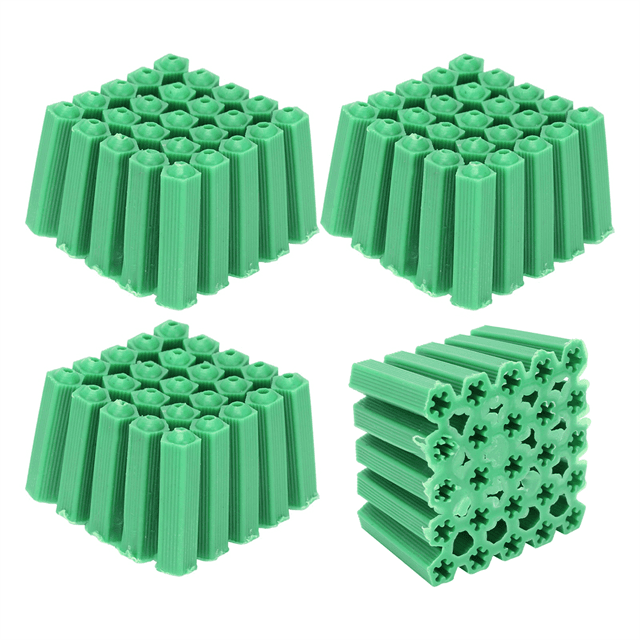 8mm Yeşil Plastik Dübel 500'lü Ekonomik Paket