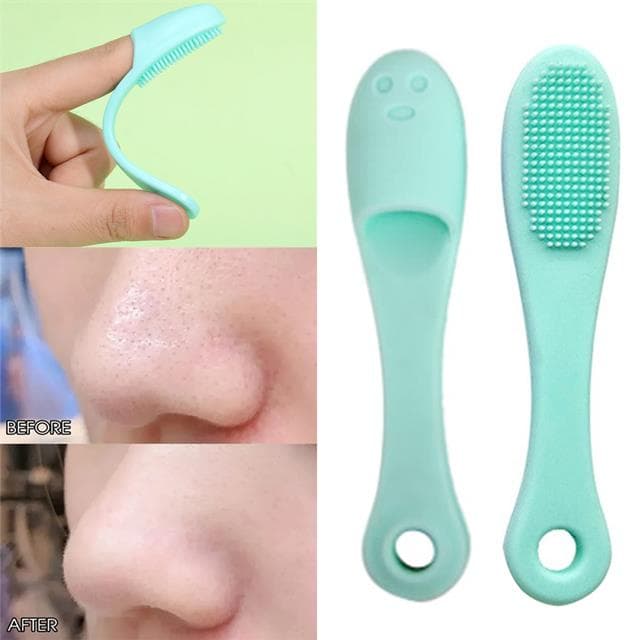 Sunup SN-26764 Parmak Şekilli Silikon Yüz Burun Gözenek Temizleme Fırçası