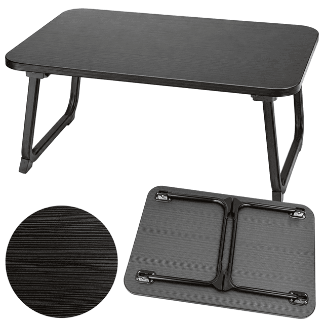 Sunup SN-29692 Katlanabilir Laptop Masası ve Yatak Koltuk Üzeri Tepsisi Siyah 60x40cm