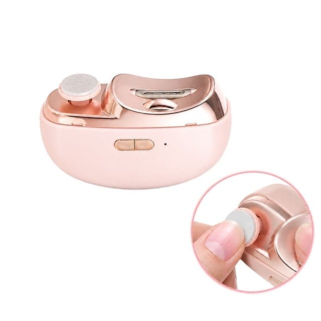 Sunup SN-38944 Şarjlı Tırnak Bakım Törpüleme Cihazı Pembe Rose Gold