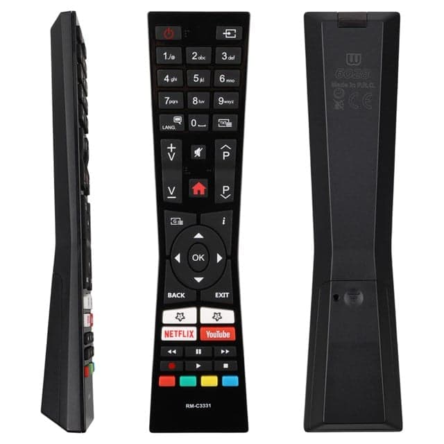 Vestel RM C3331 - RCA243100 / Jvc LT 32VHT - LT 43C898 - LT 55VU63L Netflix Youtube Tuşlu Lcd Tv Kumanda
