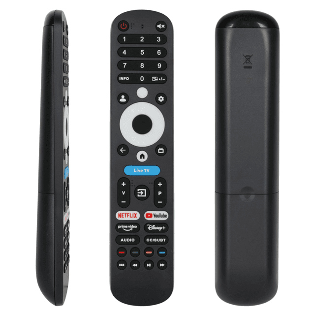Weko Philips-Arçelik-Beko-Onvo Ses Komutsuz Live TV-Netflix-Youtube-Prime Video-Disney-Audio Akıllı TV Kumanda